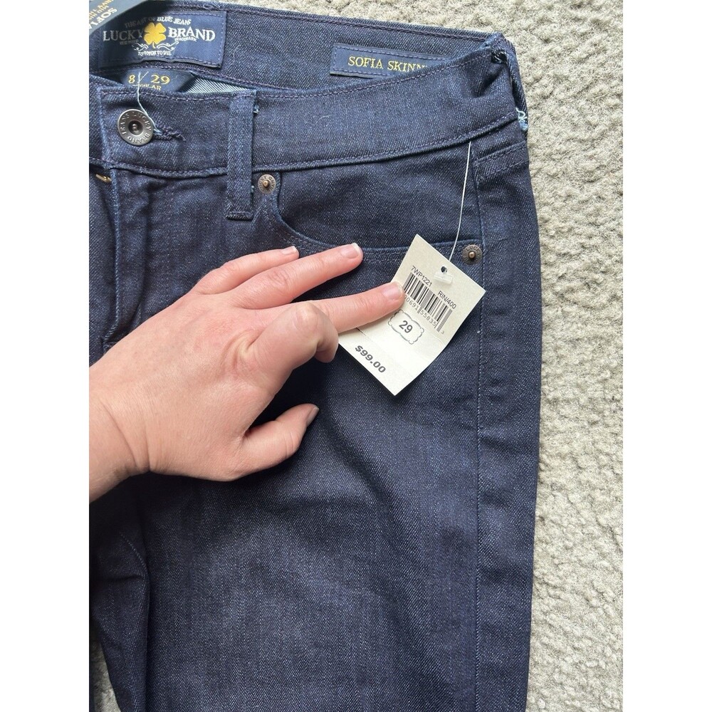 Women's Lucky Jeans Sofia Skinny Premium Denim Tag 8/29 measured Size 29x32 - Picture 4 of 7